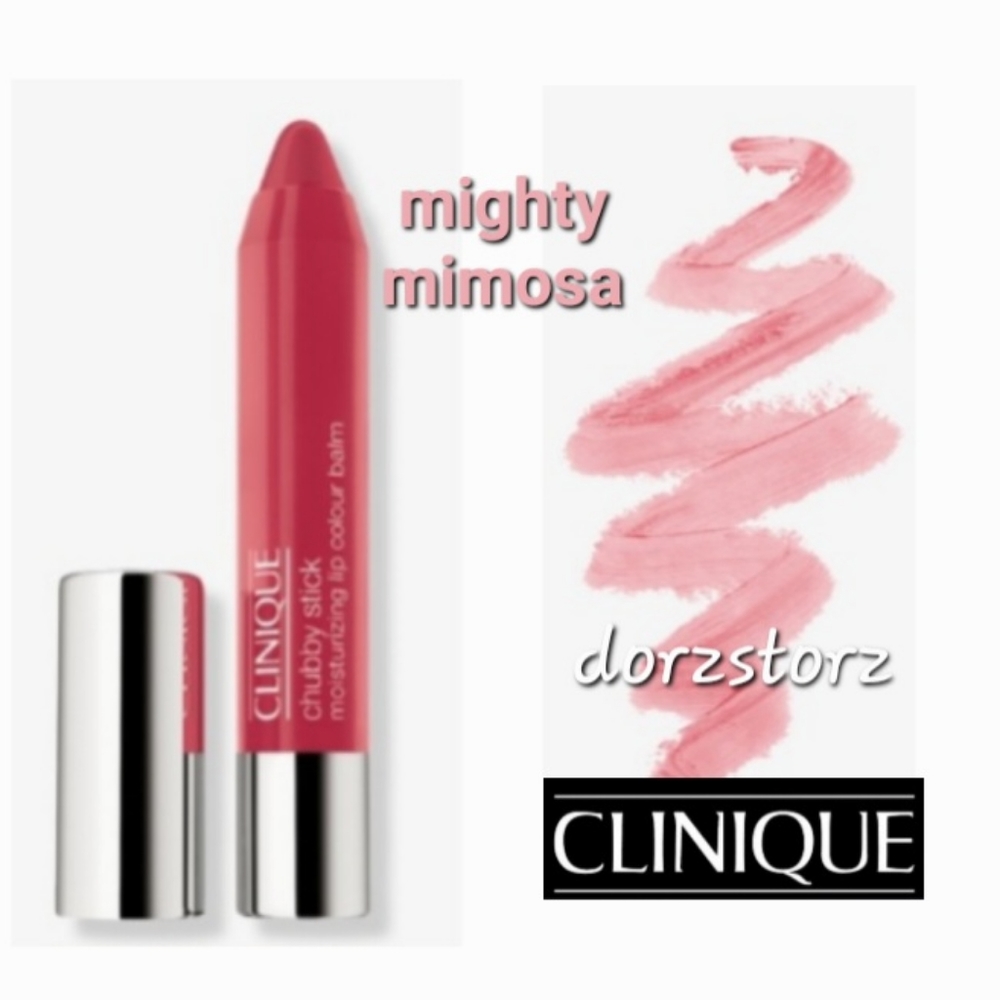 CLINIQUE Chubby Stick Moisturizing Lip Color Balm *13 MIGHT MIMOSA*/ .10 oz /NIB